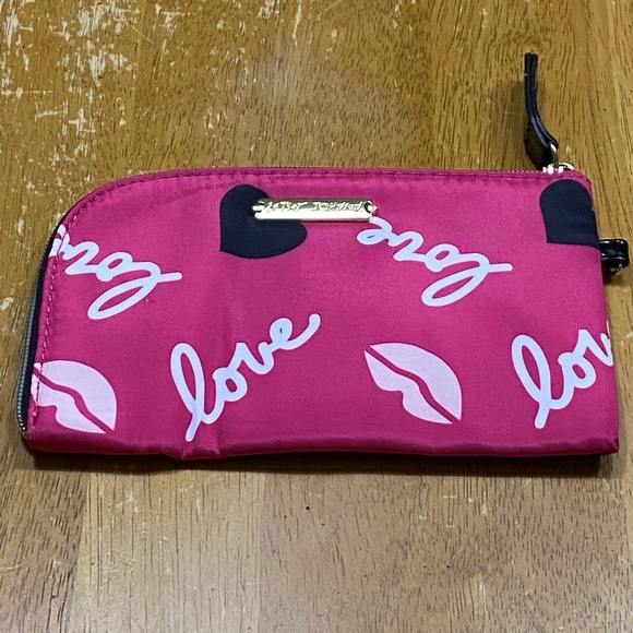 Betsey Johnson Handbags - Betsey Johnson Small Love Makeup Cosmetics Bag
